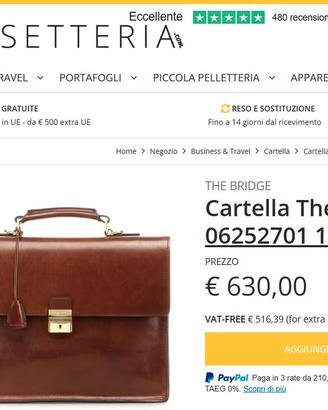 Borsa the Bridge in Pelle