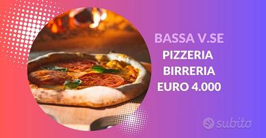 Birreria, pizzeria, hamburgheria, bar,carne