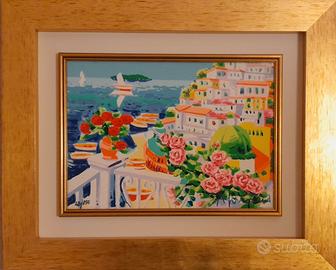 Serigrafia polimaterica Athos Faccincani 