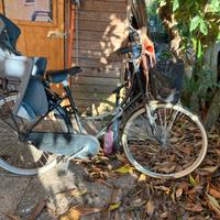 Bici con seggiolino