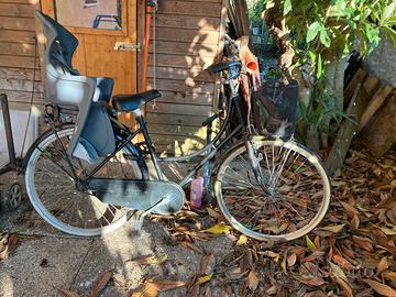 Bici con seggiolino