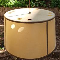 lampadario in pergamena