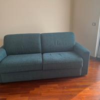 divano letto blu largezza 200 cm