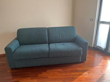 divano letto blu largezza 200 cm