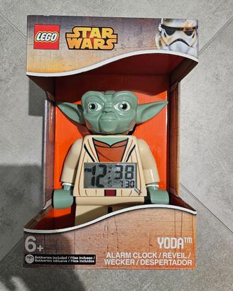 LEGO STAR WARS YODA OROLOGIO SVEGLIA NUOVO RARO