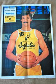 Poster Basket "Swen Nater" Stagione 1984/85 Udine