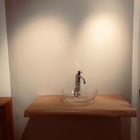 Lavabo da appoggio vetro murano