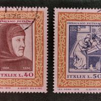 Francobolli 600 anni morte Francesco Petrarca