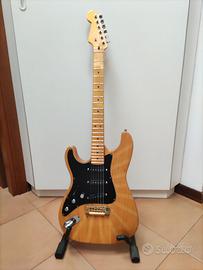 Chitarra elettrica stratocaster assemblata mancina