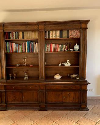 Mobile libreria legno massello