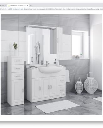 Specchiera + Pensile Bagno – NUOVI Leroy Merlin