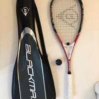 Racchetta da squash con sacca
