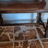Tavolo basso in legno vintage da salotto