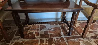 Tavolo basso in legno vintage da salotto