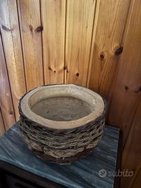 Portavaso in ferro battuto