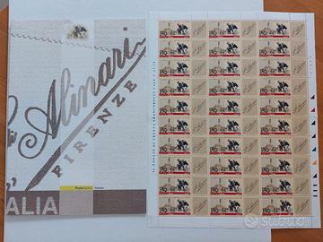 2003 folder + foglio 30 valori f.lli Alinari