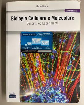 Libro biologia Karp (Farmacia - CTF)