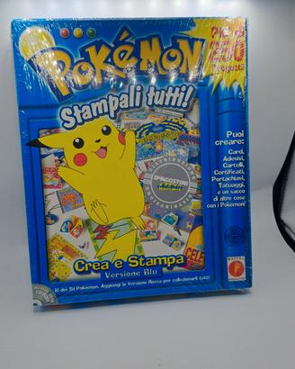 Pokèmon stampali tutti, crea e stampa.Versione BLU