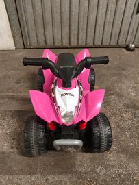 Mini Quad Elettrico Honda TRX250X 6V - Rosa