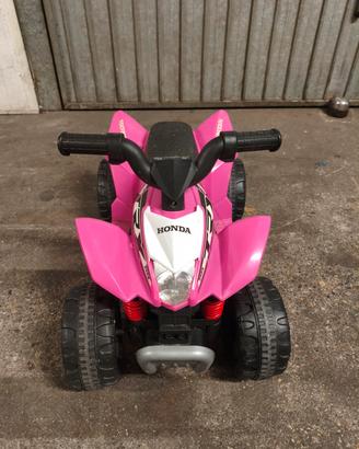 Mini Quad Elettrico Honda TRX250X 6V - Rosa