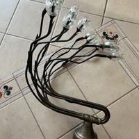 Lampadario ferro battuto