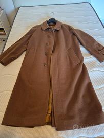 Cappotto Vintage Burberrys Uomo Lana e Cammello 