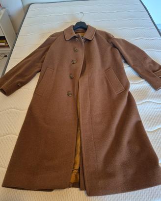 Cappotto Vintage Burberrys Uomo Lana e Cammello 