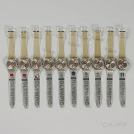 Gruppo di Dieci Orologi Swatch Olympic Team - 1996