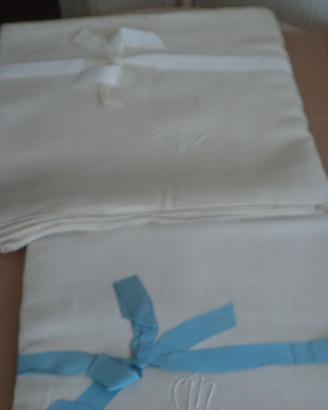 ANTICHE LENZUOLA DI SOPRA LINO COTONE NUOVE LEGGI