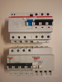2 interruttori magnetotermici + differenziale