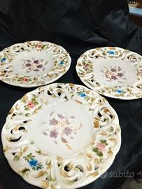 antichi piatti dipinti a mano Zab Italy