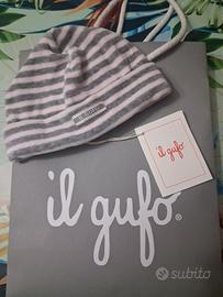 Cappello in ciniglia Il Gufo 6/9mesi