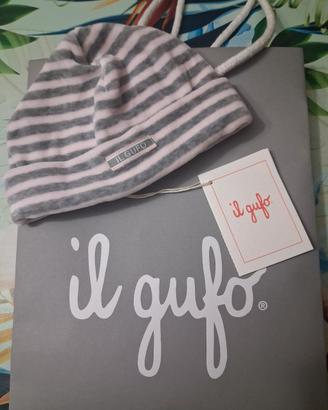 Cappello in ciniglia Il Gufo 6/9mesi