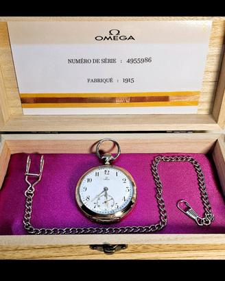 OMEGA DA TASCA argento 800  OROLOGIO 1915