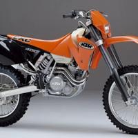 TELAIO TARGATO KTM EXC 400 2002 2003 2004