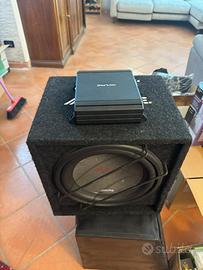 Subwoofer alpine + amplificatore