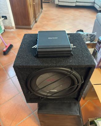 Subwoofer alpine + amplificatore
