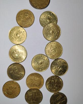 Lotto monete da 200 lire