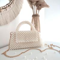 Borsa di perle avorio. Handmade🤍