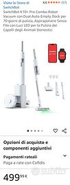 nuovo SwitchBot K10+ Pro Combo Robot + scopa elet