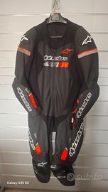 Tuta in pelle intera Alpinestars (NUOVA-taglia 58)