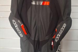 Tuta in pelle intera Alpinestars (NUOVA-taglia 58)