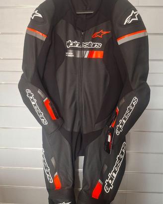 Tuta in pelle intera Alpinestars (NUOVA-taglia 58)