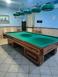tavolo da biliardo riscaldato 