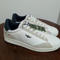 scarpe Aeronautica Militare n 44 bianche grigie 