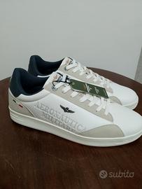 scarpe Aeronautica Militare n 44 bianche grigie 