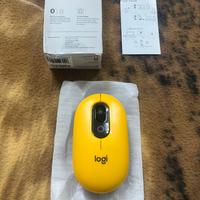 Mouse Logitech POP Wireless - Blast Giallo