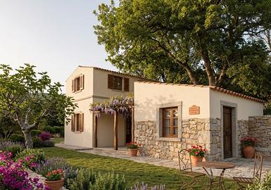 Rustico da ristrutturare e terreno-oasi di pace -
