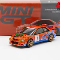 Mini GT Subaru Impreza WRC97 Rally 1999 1:64