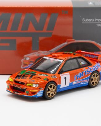 Mini GT Subaru Impreza WRC97 Rally 1999 1:64